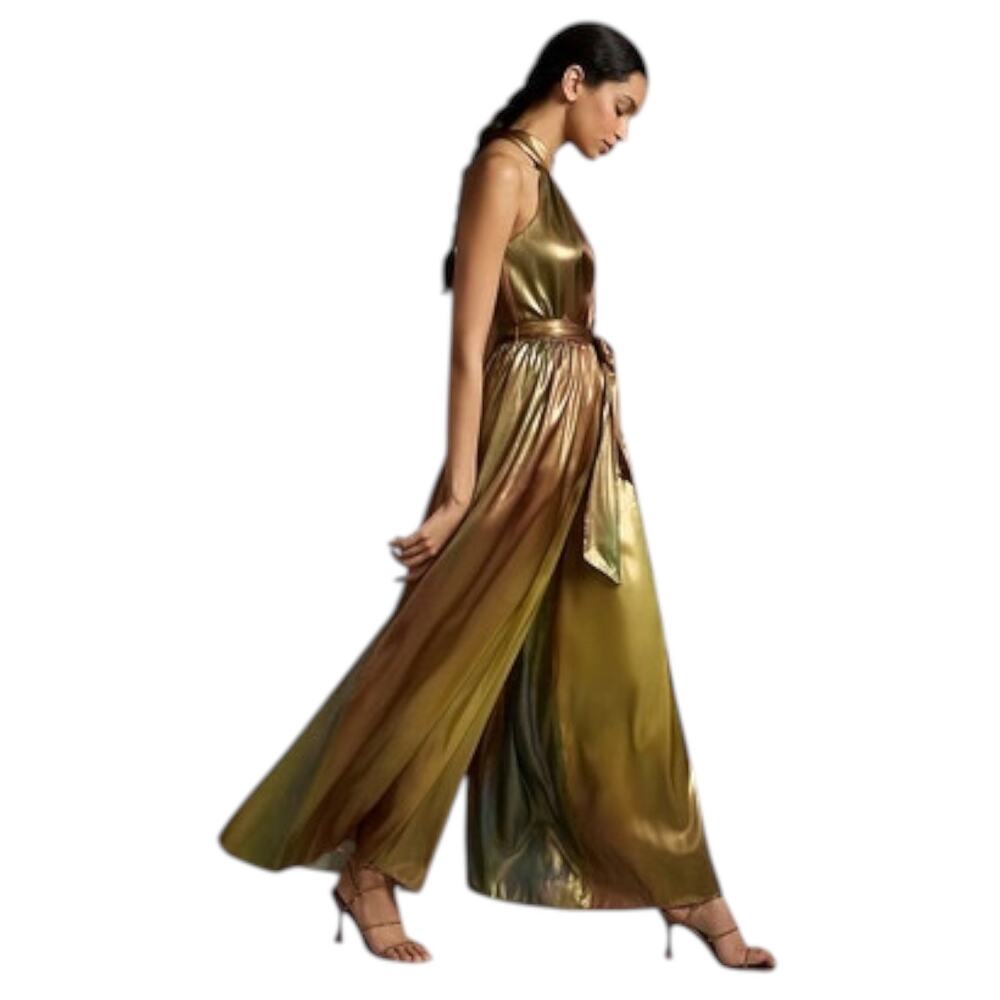 Anthropologie Hutch Halter Wide-Leg Jumpsuit - Novelty - 2 - Picture 3 of 16